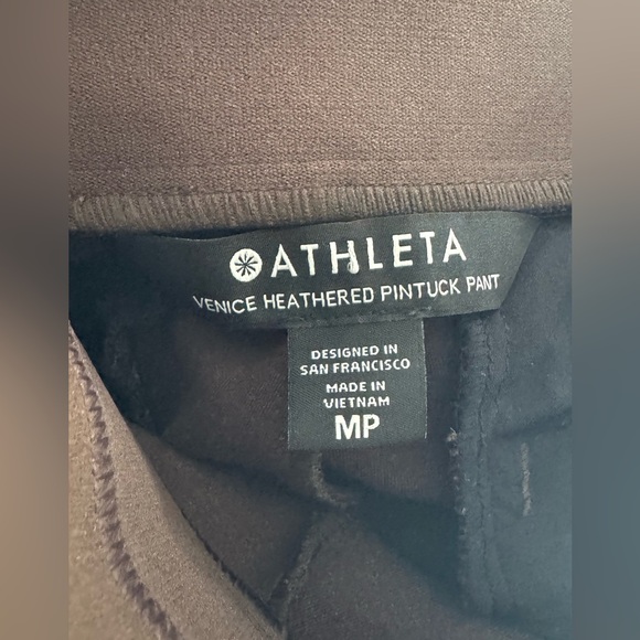Athleta Venice Heathered Pintuck Pant NWOT - Picture 9 of 12